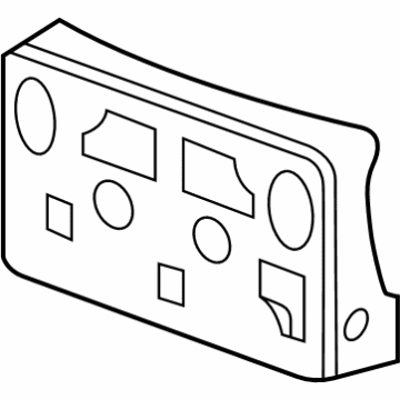 Cadillac 84450649 License Frame