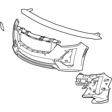 GM 84973561 Fascia Assembly, Front Bpr *Serv Primer