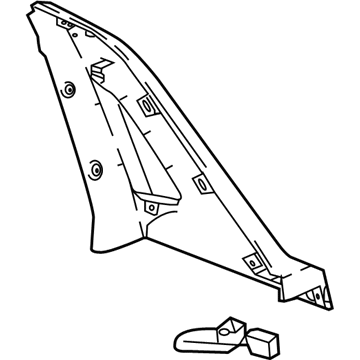 GM 84225214 Panel Assembly, Pick Up Box Bridge Side*Outer *Argent