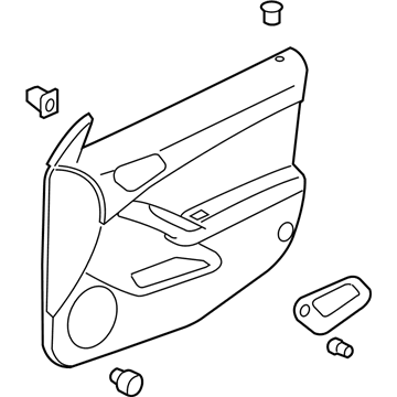 GM 25926293 Trim Assembly, Front Side Door *Neutral