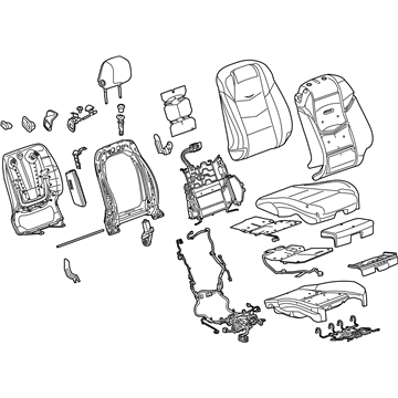 Cadillac 22908068 Seat Assembly