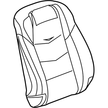 Cadillac 23496617 Seat Back Cover