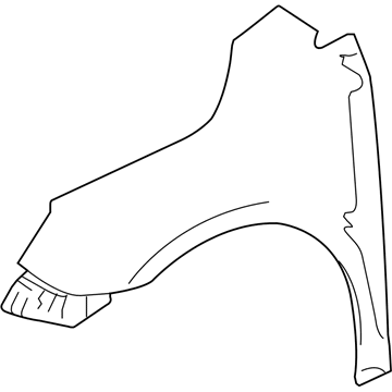 GM 90767105 Fender, Front (Lh)