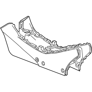 GM 84139774 Panel Assembly, F/Flr Cnsl Extn *Black