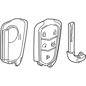 Cadillac 13544034 Transmitter