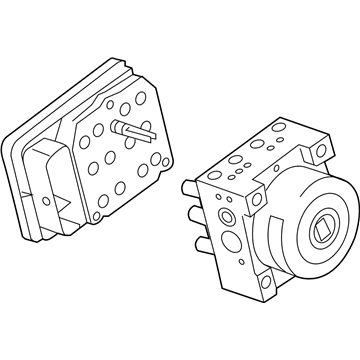 Cadillac 23295890 ABS Control Unit