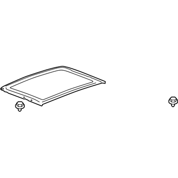 Cadillac 84501217 Sunroof Glass