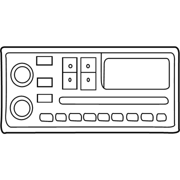 GM 10335225 Radio Assembly, Amplitude Modulation/Frequency Modulation Stereo & Clock & Audio Disc