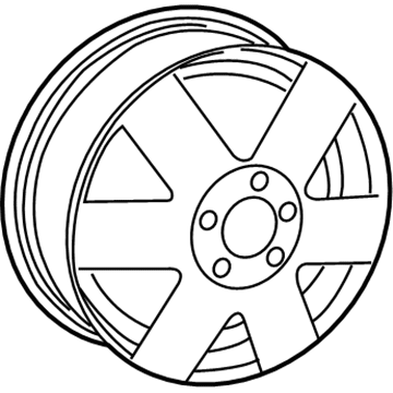 Saturn 9595597 Wheel, Alloy