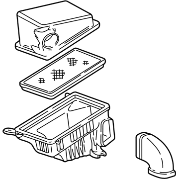 Chevy 25171392 Air Cleaner