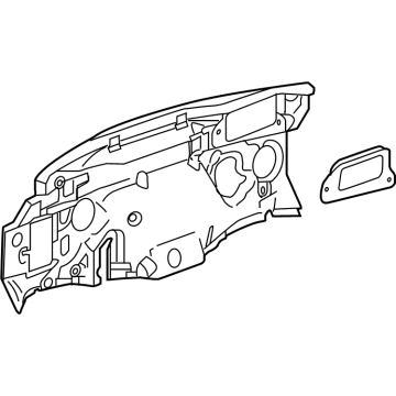 GM 84832949 Insulator Assembly, Da Pnl Inr