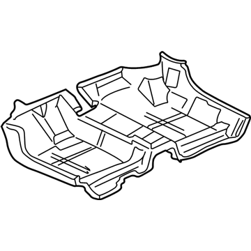 GM 25725380 Carpet Assembly, Front Floor Panel *Gray Y