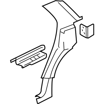 Chevy 88980766 Lock Pillar Reinforcement