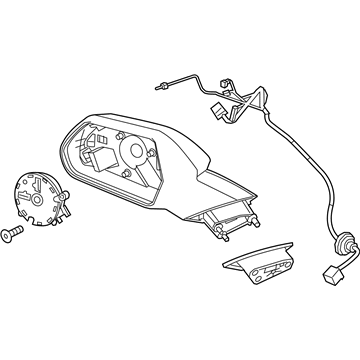 Chevy 84561626 Mirror Assembly