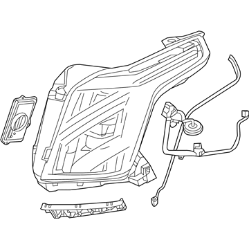 Cadillac 84580183 Headlamp Assembly