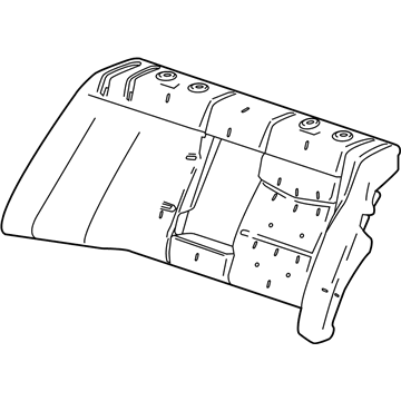 Cadillac 84198826 Seat Back Pad