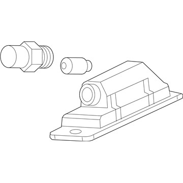 Buick 13251936 License Lamp