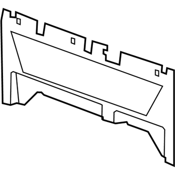 GM 22879564 Carpet Assembly, Body Rear Inner Panel<Do Not Use Co*Cashmere E