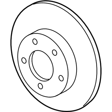 GM 19303813 Rear Brake Rotor