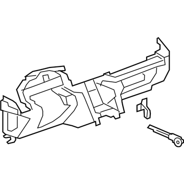 Chevy Traverse Dash Panel Vent Portion Covers - 22868402