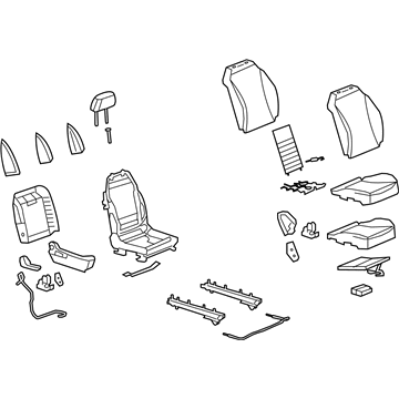 Chevy 25875605 Seat Assembly