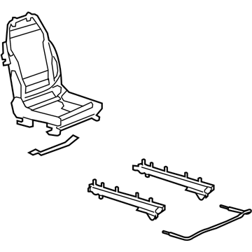 Chevy 25940225 Seat Frame