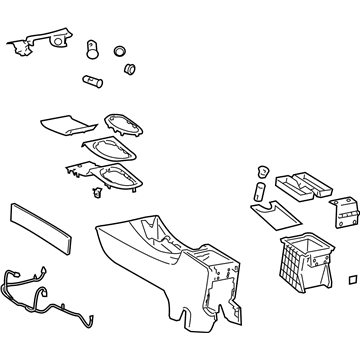 Chevy 22759160 Console Assembly