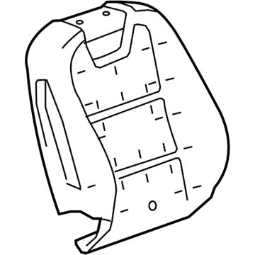 GM 92230409 Pad Assembly, Passenger Seat Back Cushion