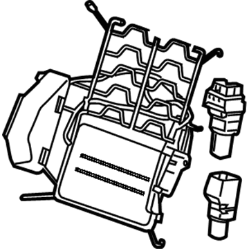 Cadillac 23164578 Lumbar Support