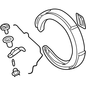 Chevy 18044586 Brake Shoes