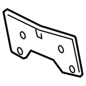 Pontiac 15253233 License Bracket