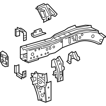 GM 84526303 Rail Assembly, F/Cmpt Si