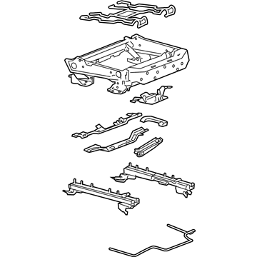 GM 20993913 Frame Assembly, Passenger Seat Cushion