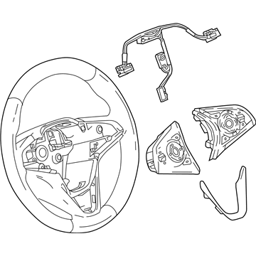 GM 84488242 Steering Wheel Assembly *Jet Black