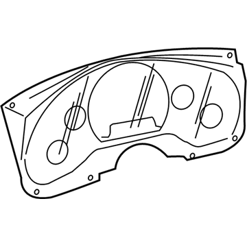 GMC 9370095 Cluster Assembly