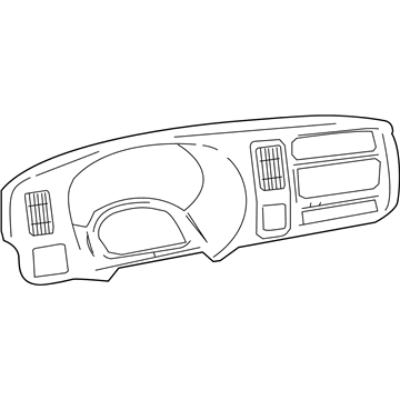 Chevy 15066915 Cluster Panel