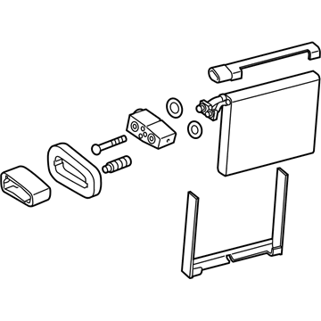 GMC 84340800 Evaporator Core