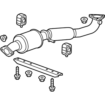 2016 Buick Verano Exhaust Pipe - 23160261