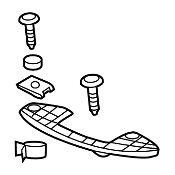 GM 42761338 Support Assembly, Front Bpr Fascia Ctr