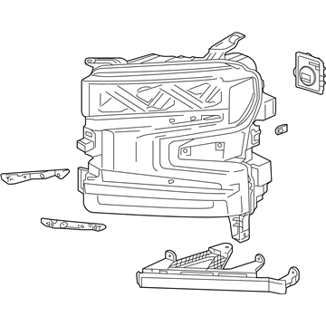 Chevy 84989876 Headlamp Assembly