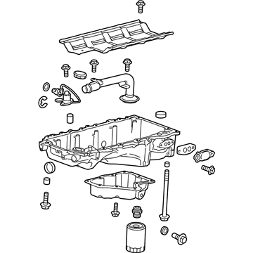 Cadillac 12684605 Oil Pan