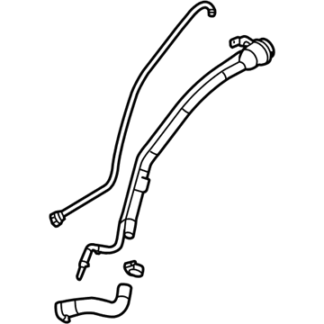 Pontiac Torrent Fuel Filler Hose - 10382900