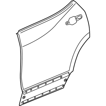 GM 84434635 Panel Assembly, Rear S/D Otr