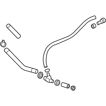 2008 Hummer H2 Coolant Pipe - 19130370