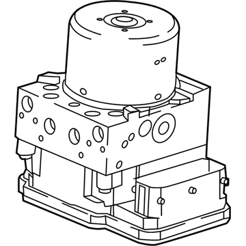 Buick 39061712 ABS Control Unit