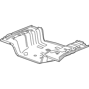 GM 96847021 Panel, Rear Floor Rear