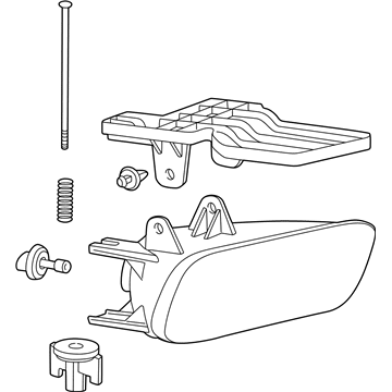 Chevy 19433555 Fog Lamp Assembly