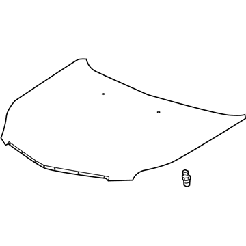 Cadillac 20857909 Hood