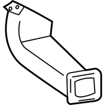 GMC 15064268 Rear Duct