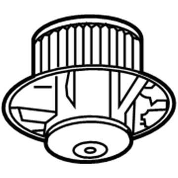 GM 15863480 Motor Kit,Blower (W/ Impeller)